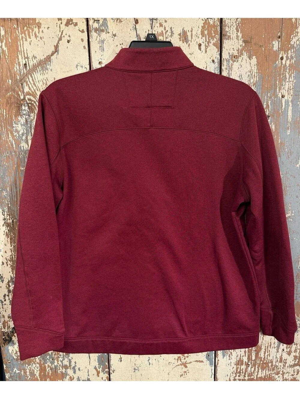 Men's Nike Golf Maroon 1/4 quarter zip pullover size Large
